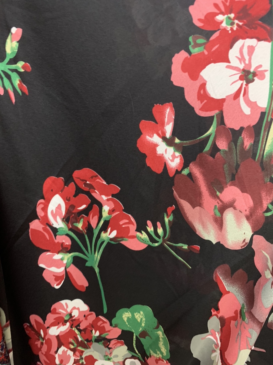 缎面仿真丝服装围巾头饰面料6