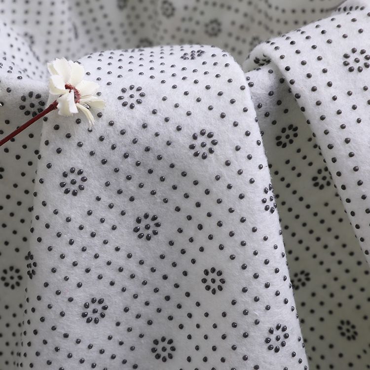 Point-molded and drop-molded home textile anti-slip non-woven fabric, drop-molded felt non-woven fabric details Picture
