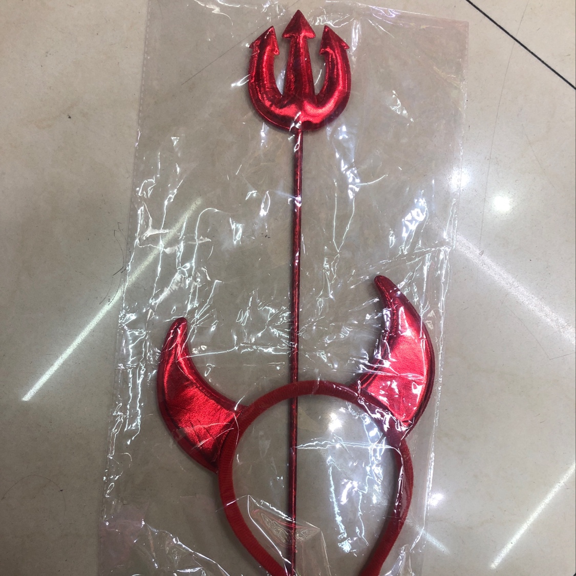 亮皮牛角三件套
