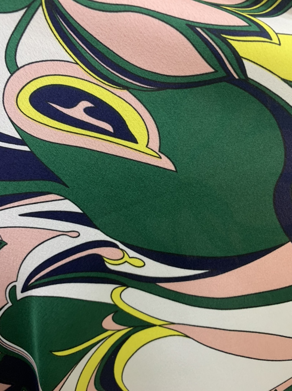 缎面仿真丝服装围巾头饰面料7