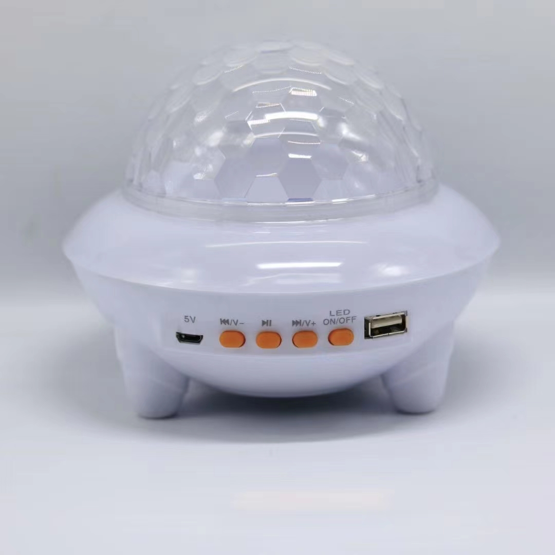 蓝牙水晶星空图案灯USB充电自走声控遥控