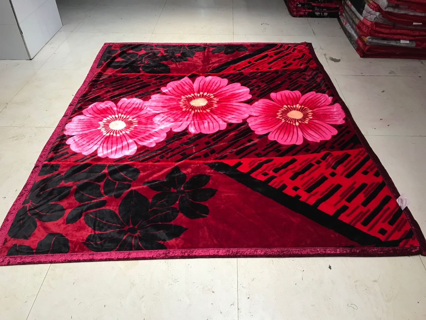 毛毯白底实物图