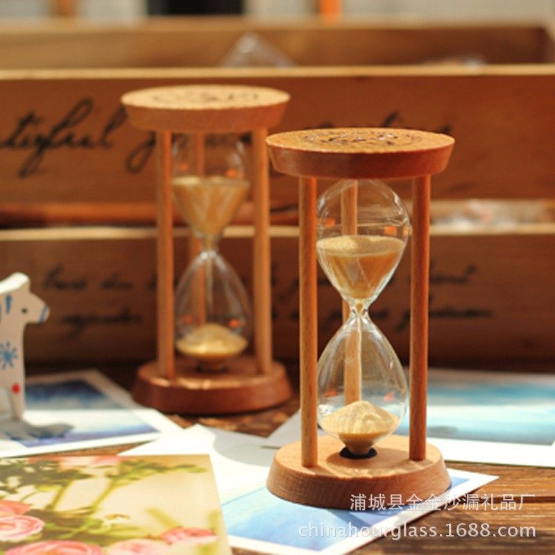 防摔儿童刷牙创意沙漏客厅书房摆件计时器3分钟沙漏图