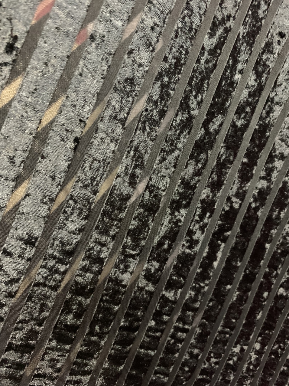 Exquisite velvet striped fabric 1