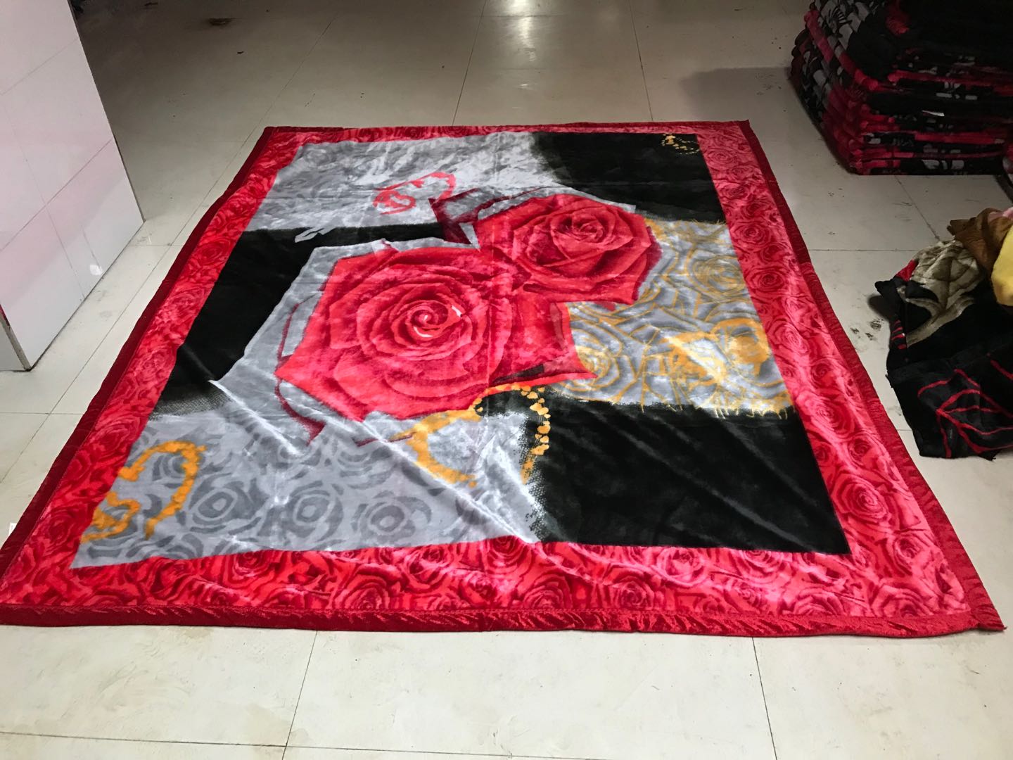 厂家批发外贸毛毯绒毯法兰绒珊瑚绒拉舍尔毛毯尺寸可定制花色64细节图