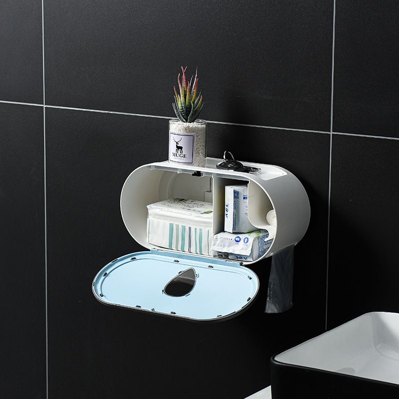 Multi-functional tissue box, bathroom paperless tissue box, toilet tissue box, bathroom extractable plastic tissue box 33Z39D6060 Application Scenario