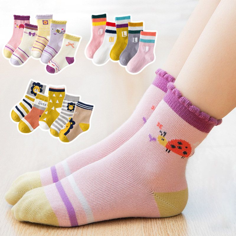 Children's Socks Boys And Girls Cotton Socks Wicking Sweat Odor-Proof Socks Etdw10