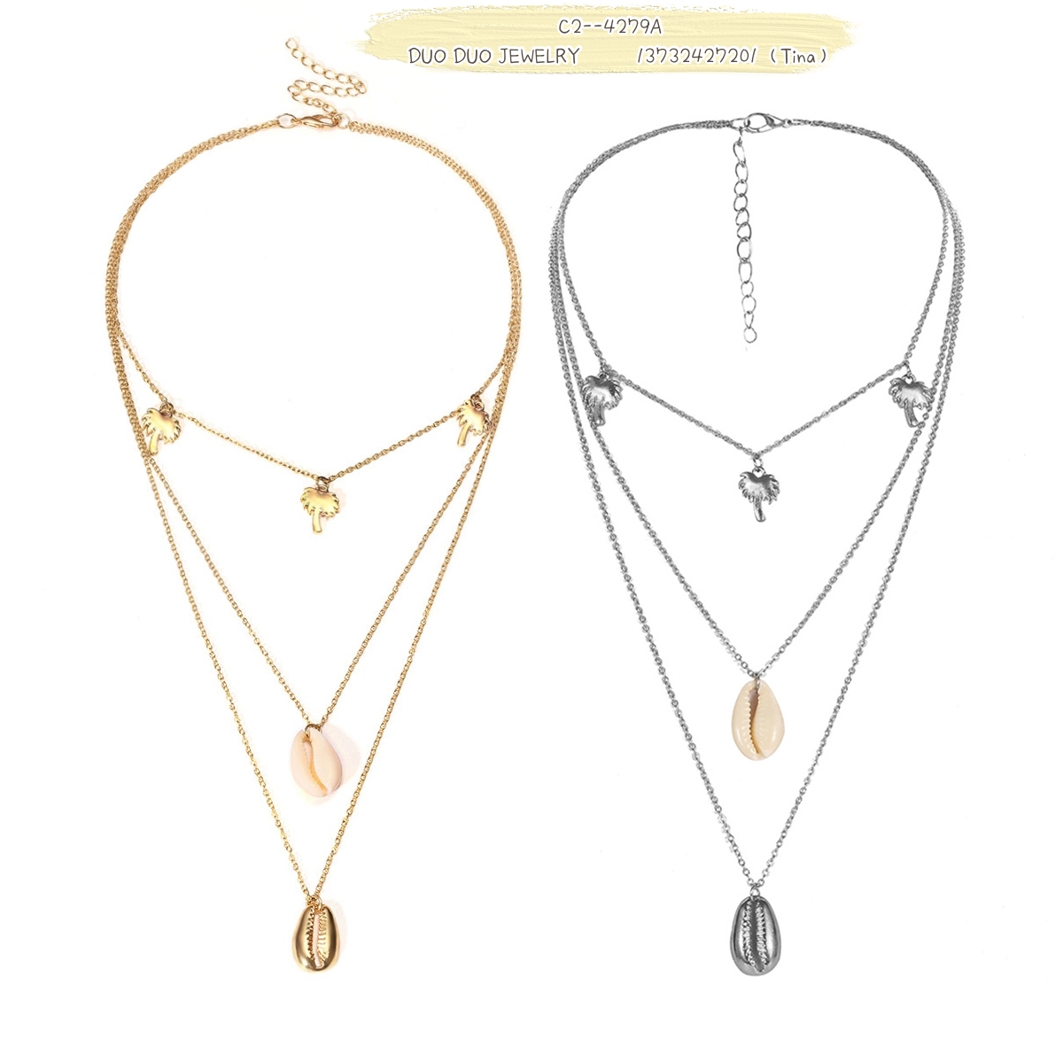 European and American style multi-layer series necklaces Item Picture