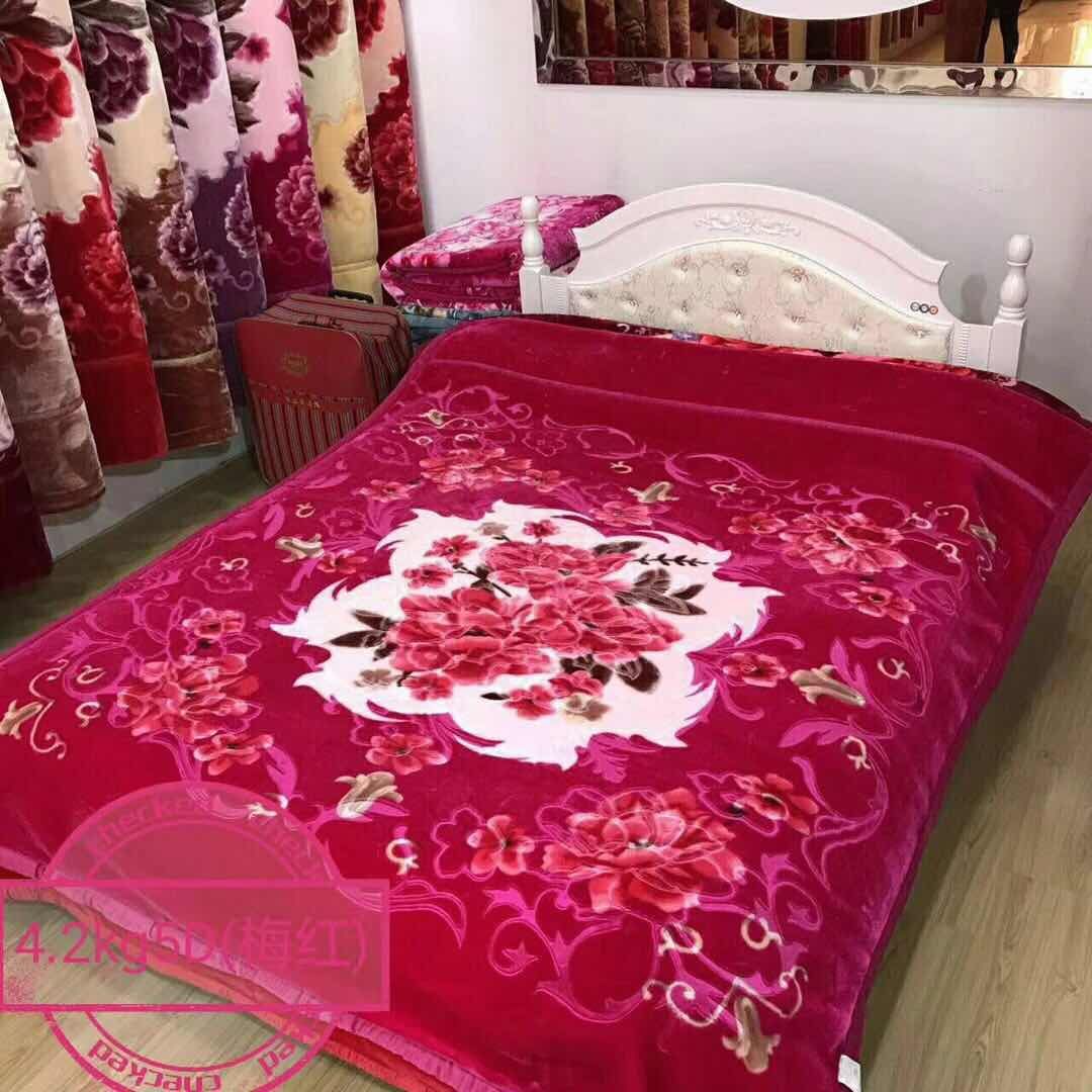 厂家批发外贸毛毯绒毯法兰绒珊瑚绒拉舍尔毛毯尺寸可定制花色52详情图7