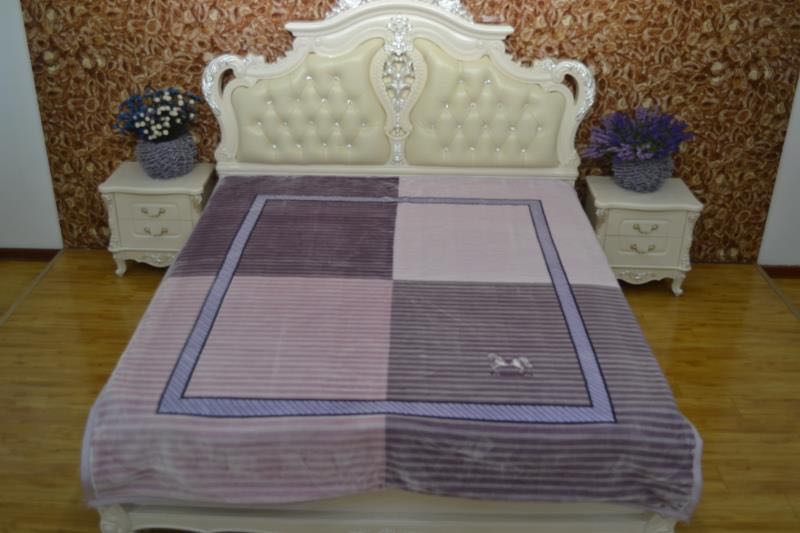 厂家批发毛毯绒毯法兰绒珊瑚绒拉舍尔毛毯尺寸可定制花色31详情图3