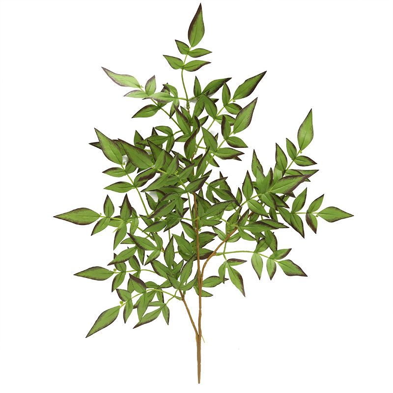 仿真树叶绢布树枝南天竹叶绿叶大型工程造景装饰植物绿化假树叶子
