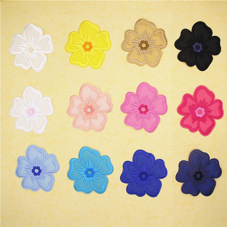 Chunrong computer embroidery label processing custom patch cloth clothing accessories accessories embroidery cloth 1