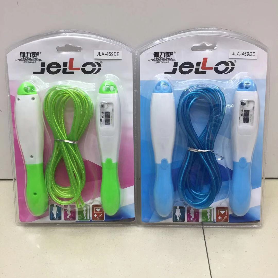 供应计数钢丝跳绳跳绳可调节儿童跳绳健身绳体育用品健身用品运动详情图2