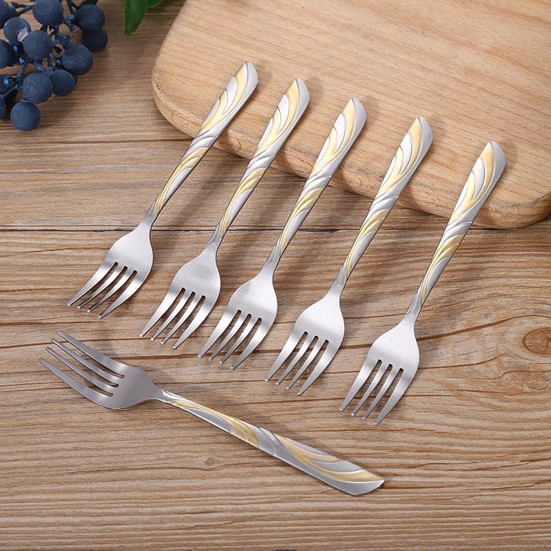厂家直销 不锈钢勺 餐具便携不锈钢勺子牛排刀叉子 西餐餐具详情图5
