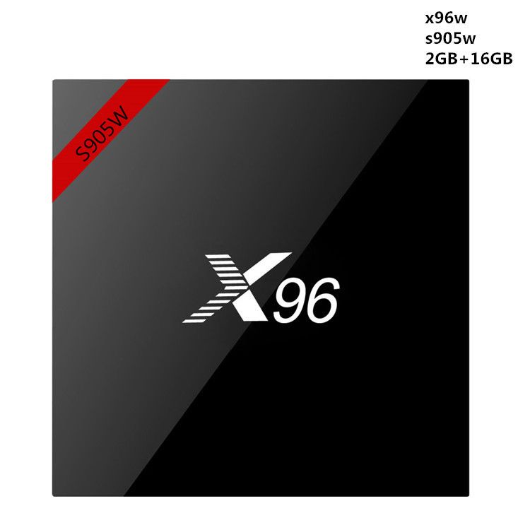 x96w机顶盒 S905W 2GB/16GB 原生安卓7.1 4k高清智能播放器 tvbox