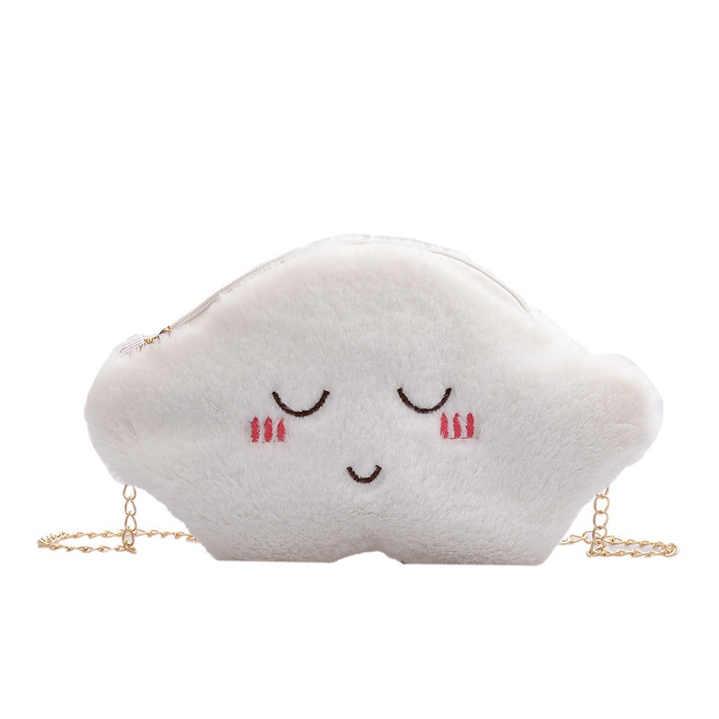 Kawaii sweet furry bag, women's single-shoulder bag 2020, cute bag, crossbody bag, student Korean version soft girl bag Item Picture