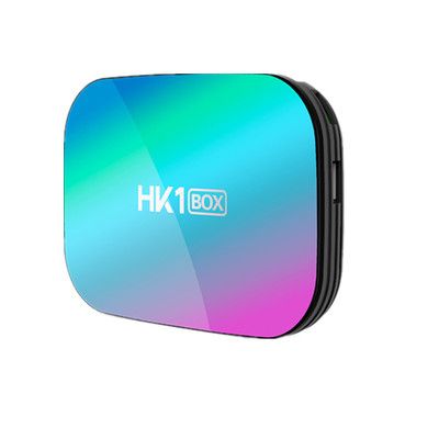 HK1 BOX 机顶盒S905X3 安卓9.0 4G+64GB 高清网络播放器蓝tvbox