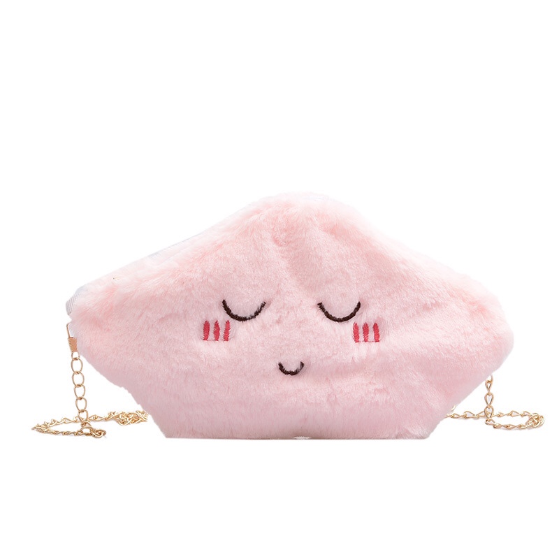 Kawaii sweet furry bag, women's single-shoulder bag 2020, cute bag, crossbody bag, student Korean version soft girl bag undefined