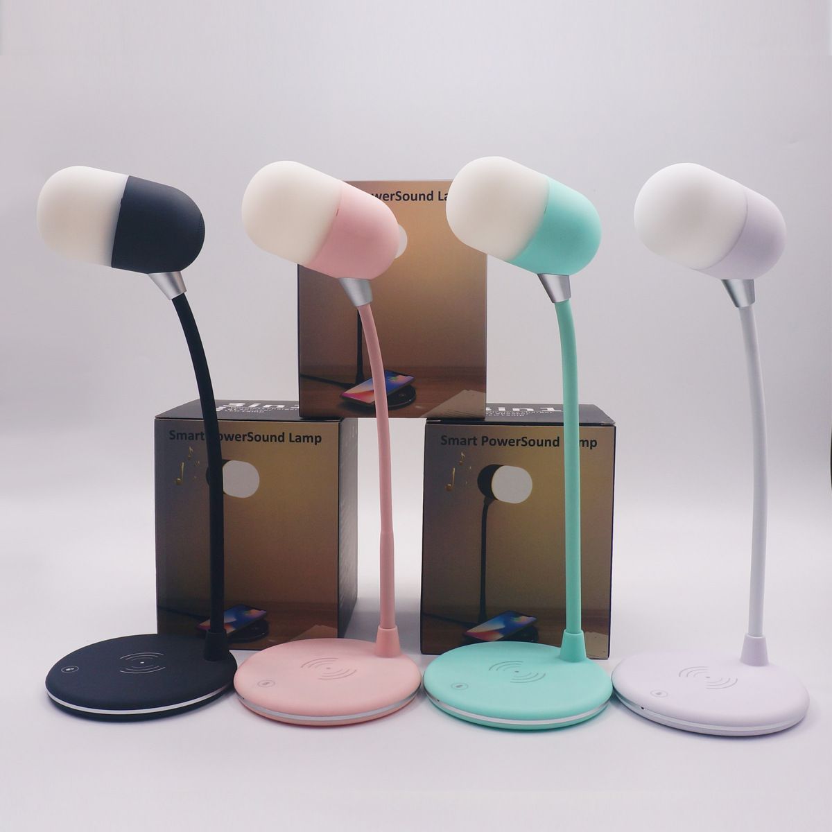 usb touch dimming office desk lamp, multi-functional mobile phone wireless charging, night light, Bluetooth speaker Application Scenario