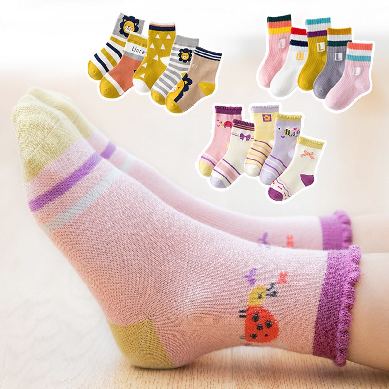 Children's Socks Boys And Girls Cotton Socks Wicking Sweat Odor-Proof Socks Etdw10 details Picture