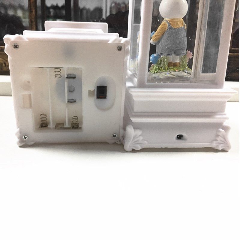 Usb medium wind lamp crystal gift box Craft gift set music box snow lantern Item Picture