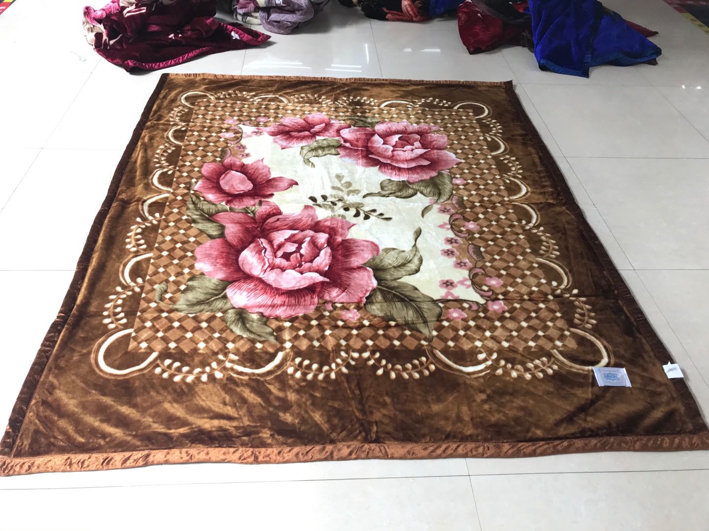 厂家批发外贸毛毯绒毯法兰绒珊瑚绒拉舍尔毛毯尺寸可定制花色60详情图9