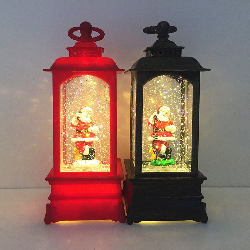 Usb medium wind lamp crystal gift box Craft gift set music box snow lantern Specification drawing
