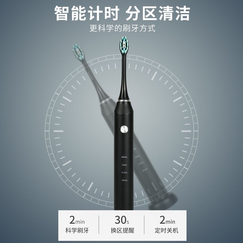 Medley Sonic Electric Toothbrush for adults, men and women, ultra-fully automatic wireless charging soft bristle couple set, high-end series Item Picture