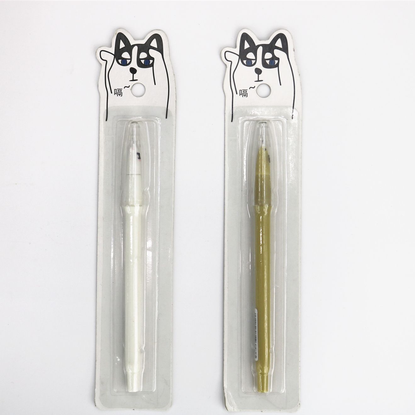 Creative full-needle 0.5mm Japanese-style black pen signature pen stationery office supplies Wanbang details Picture