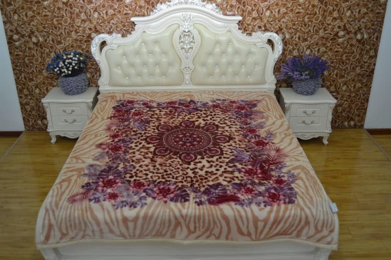 Wholesale Blanket Flannel Coral Velvet Raschel Blanket Size Can Be Customized Color 29 undefined