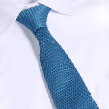 跨境专供精品针织领带素色单个独立包装