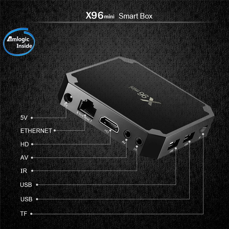 X96mini安卓7.1迷你S905W网络电视盒机顶盒4K播放器TV BOX 2+16GB详情图5