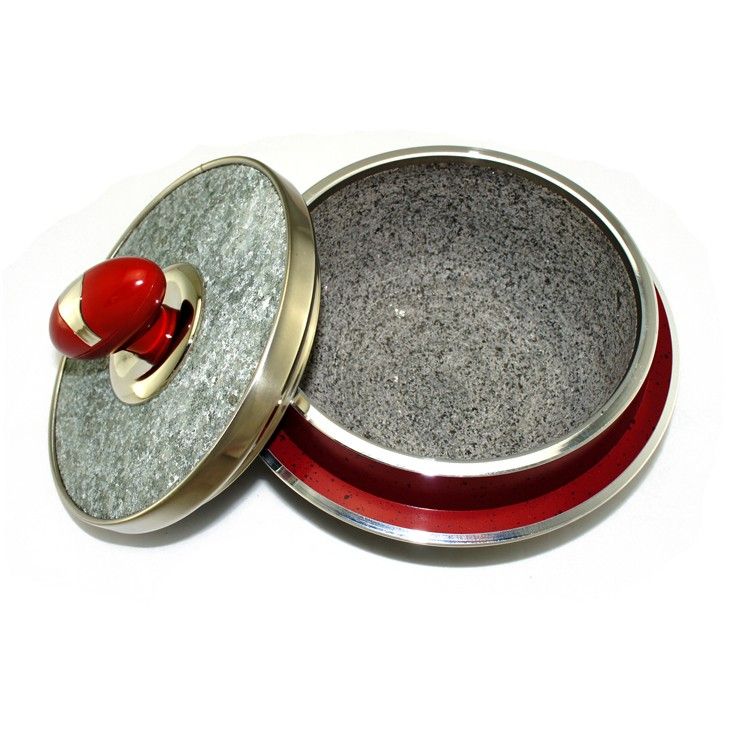 Kitchen Code: Korean original imported luxury red natural stone pot, 19cm details Picture