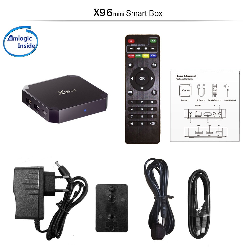 X96mini安卓7.1迷你S905W网络电视盒机顶盒4K播放器TV BOX 2+16GB详情图4