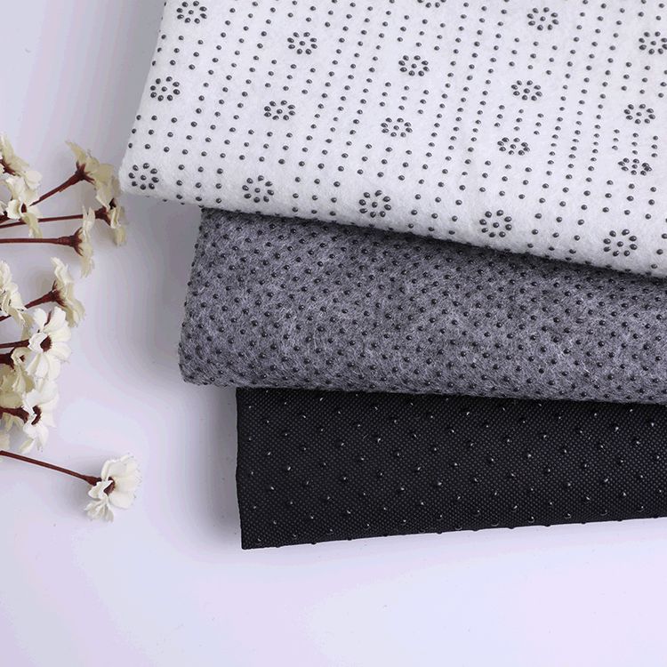 Point-molded and drop-molded home textile anti-slip non-woven fabric, drop-molded felt non-woven fabric