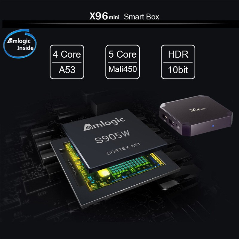 X96mini安卓7.1迷你S905W网络电视盒机顶盒4K播放器TV BOX 2+16GB详情图10