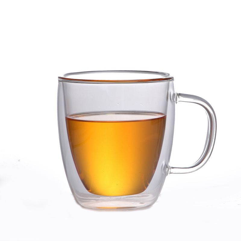 高硼硅双层玻璃杯子 创意隔热杯 牛奶杯咖啡杯茶杯产品图