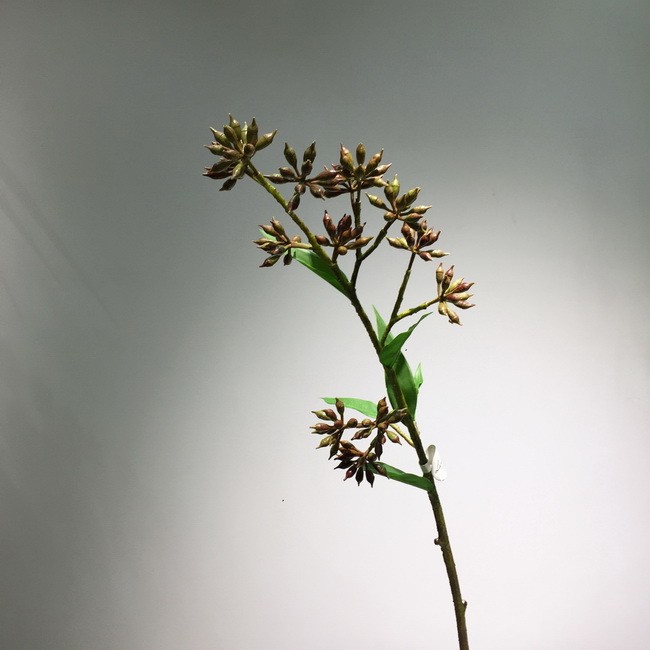 兰瑾 仿真花厂家直销批发高端仿真绿色植物DIY插花配材仿真桉树果详情图12