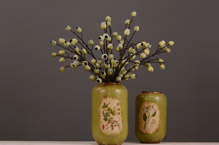 Lanjin Factory wholesales artificial eucalyptus fruit, artificial zombie fruit, artificial pipe fruit, artificial berry plants, creative artificial flowers for living room and dining table arrangements, and floral art ornaments pic 11