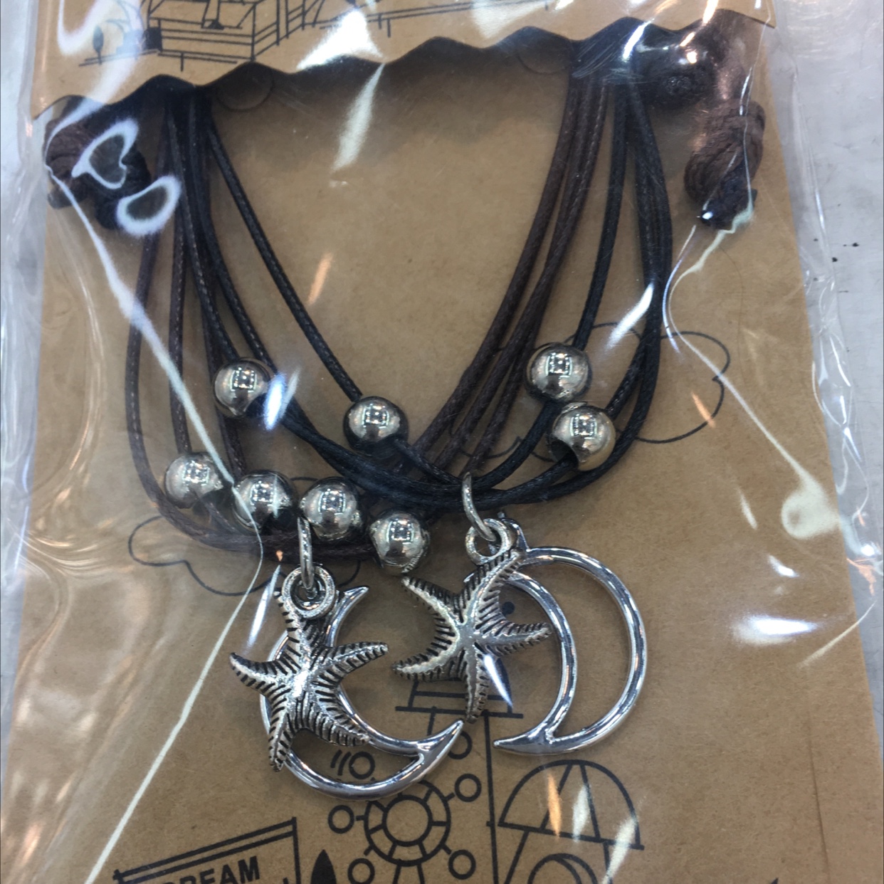 Starfish moon lovers bracelet thumbnail