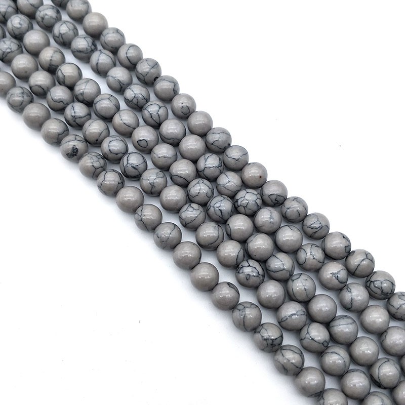 饰品配件 厂家直销 DIY手工佛珠配饰 仿天然绿松石散珠隔珠 散珠详情图9