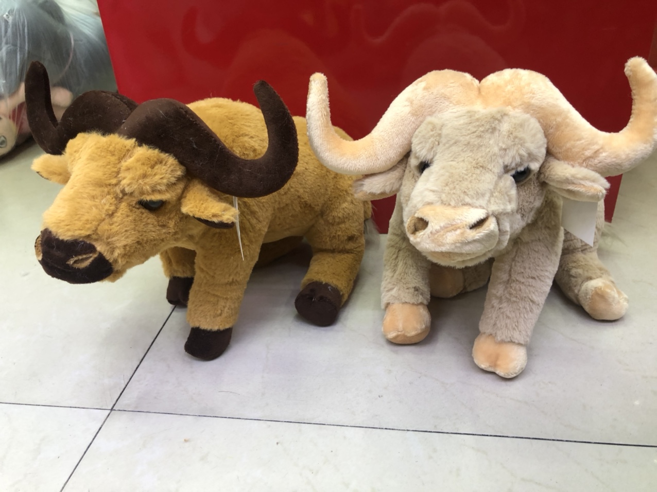 Plush simulation cattle 31CM2 color, foreign trade original order thumbnail
