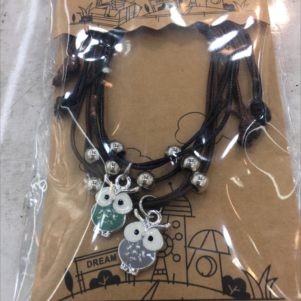 Owl matching bracelet thumbnail