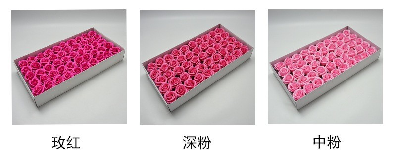 4层香皂花单枝香皂花 玫瑰花盒香皂花束礼盒教师节 情人节礼品婚庆香皂玫瑰礼盒批发详情图4