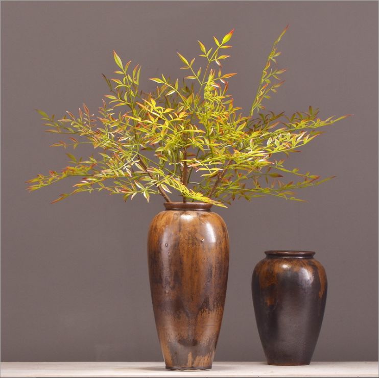 Lanjin Source Factory offers artificial plants, artificial leaves, flower arrangement materials, soft decorative items, artificial flowers, and artificial Nandina domestica details Picture