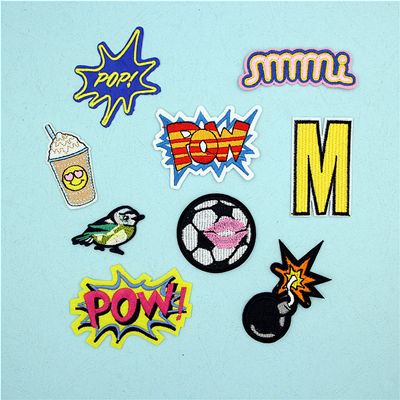 Chunrong computer embroidery label processing custom patch cloth clothing accessories accessories embroidery cloth 14