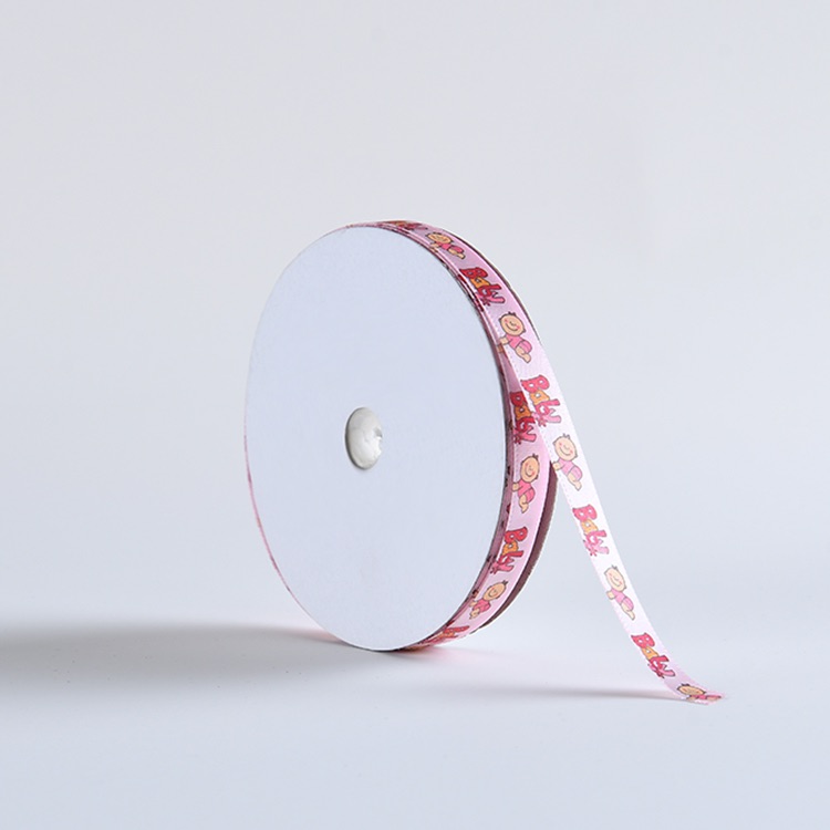 1cm polyester tape multi-color printed BABY webbing, baby gift and handicraft decorative small bow ribbon auxiliary webbing details Picture