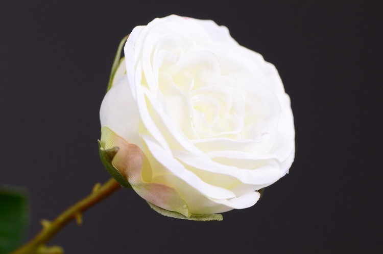 Lanjin Factory wholesale multi-head rolled edge rose artificial flowers wholesale living room, dining table, coffee table, entrance hall decoration artificial flowers factory direct sales mixed batch pic 11