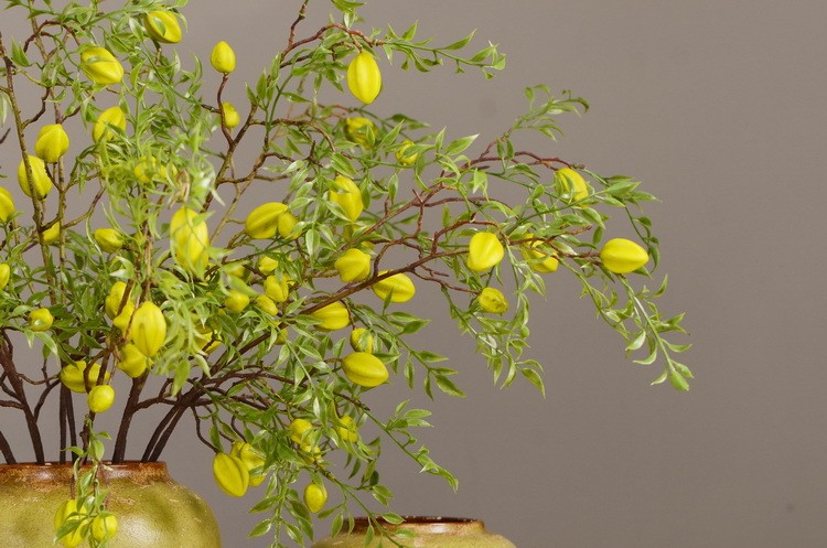 Lanjin Wholesale Artificial fruit Factory direct sales Home decoration artificial flowers, artificial star fruits, artificial small berries, artificial fruits and artificial flower art pic 8