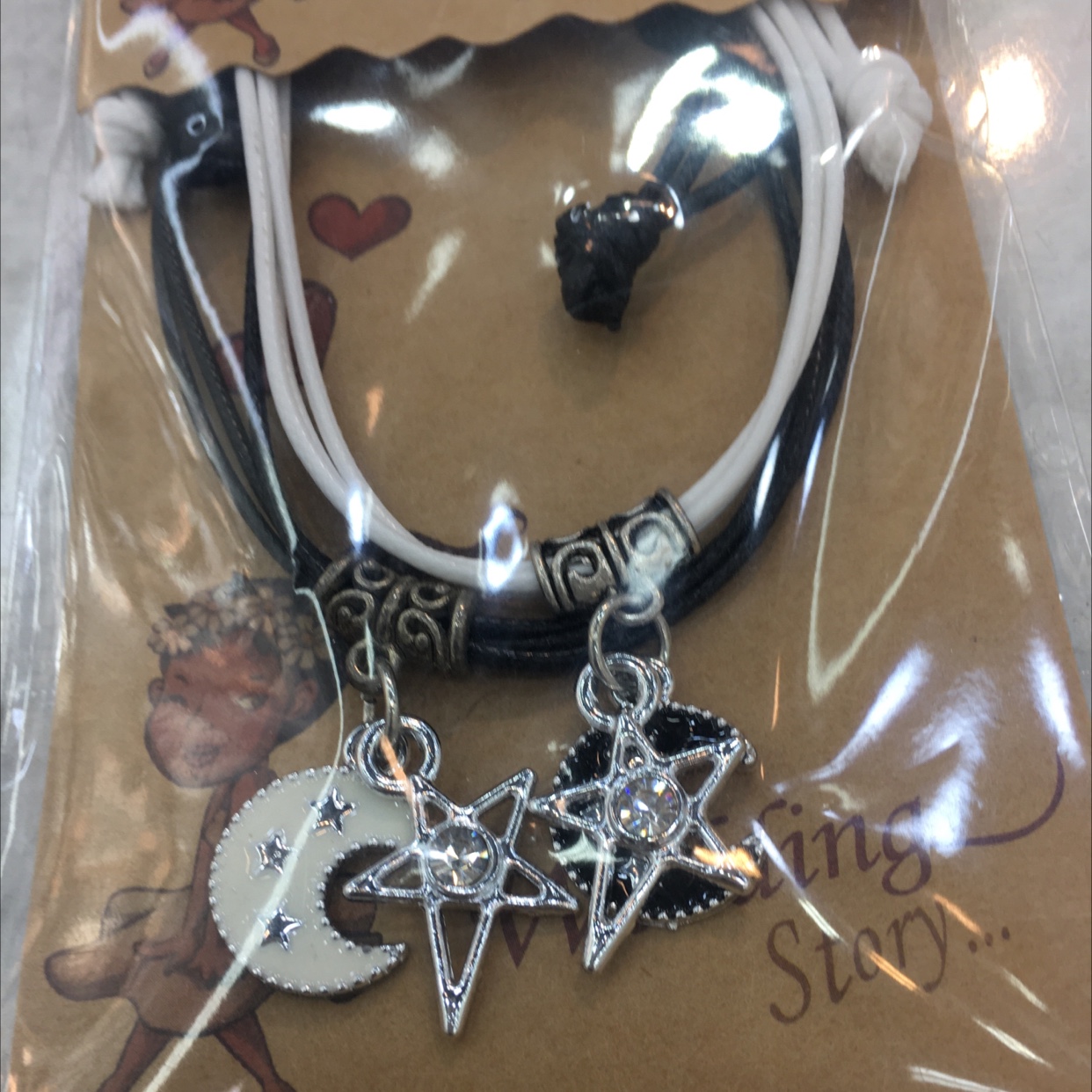 Star-moon lovers bracelet thumbnail